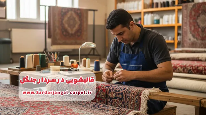   مراقبت‌های ویژه از فرش‌های گران‌قیمت و خدمات ترمیمی در قالیشویی سردار جنگل