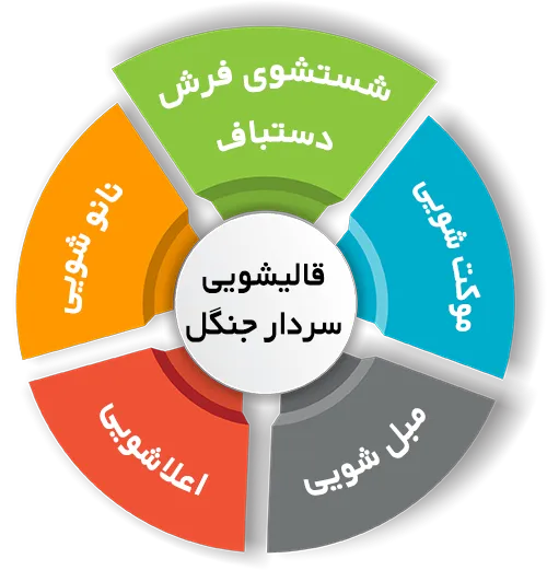 انواع خدمات در قالیشویی سردار جنگل 
